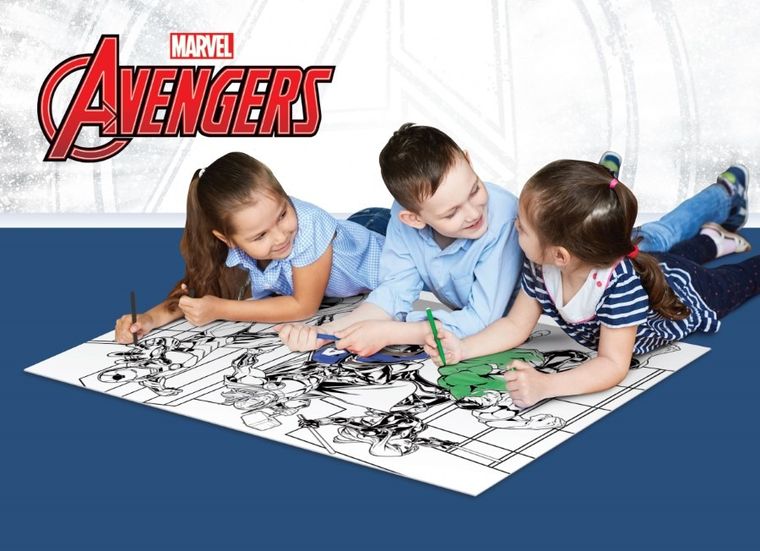 Lisciani, Avengers, puzzle dwustronne, 150 elementów