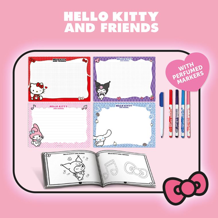 Lisciani, Hello Kitty and Friends, Szkoła Rysowania, zestaw artystyczny