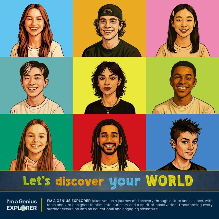 Lisciani, I'm a Genius, Explorer, Walkie-Talkie z kompasem i latarką, 5 km