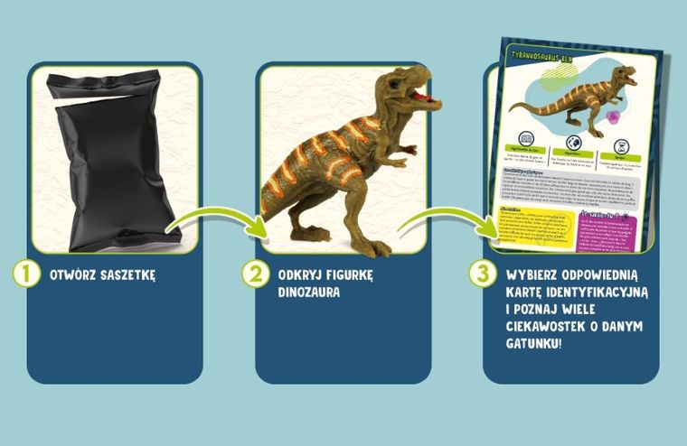 Lisciani, I'm a genius, Miesiąc z dinozaurami, zestaw naukowy