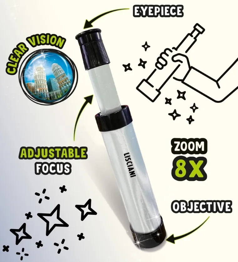 Lisciani, I'm a genius, Mini teleskop, zestaw edukacyjny