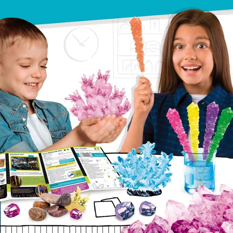 Lisciani, I'm a Genius, Nauka o kryształach, zestaw naukowy