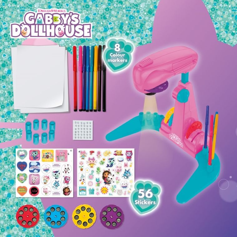 Lisciani, Koci Domek Gabi, Szkoła Rysowania Projektorem, zestaw artystyczny