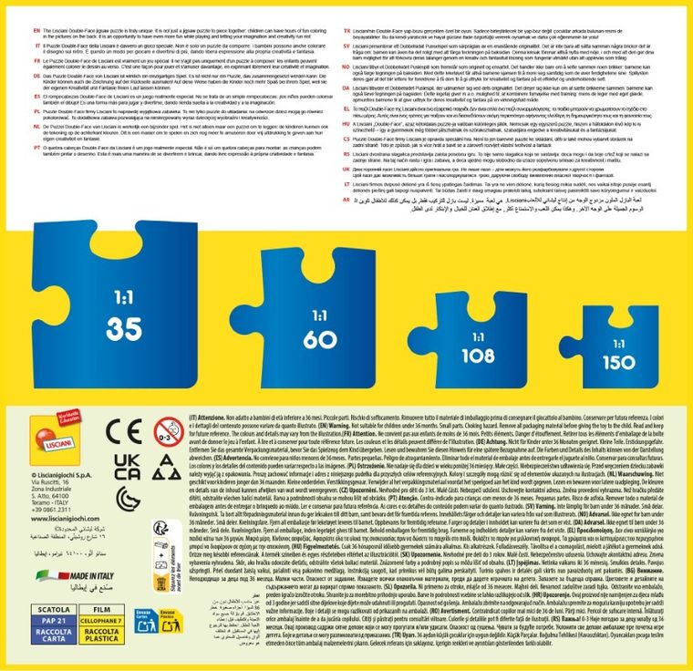 Lisciani, Lilo i Stitch, Maxifloor, puzzle, 108 elementów