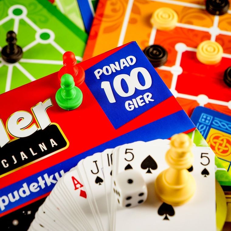 Lisciani, Ludoteca, Kolekcja gier, zestaw 100 gier