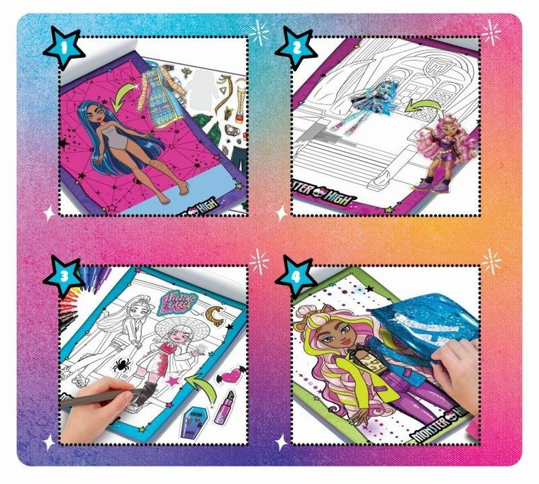 Lisciani, Monster High, Monster Cute, szkicownik