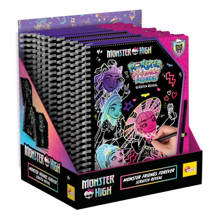 Lisciani, Monster High, Monster Friends Forever, szkicownik