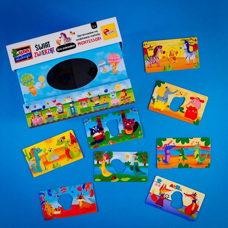 Lisciani, Montessori, Świat zwierząt