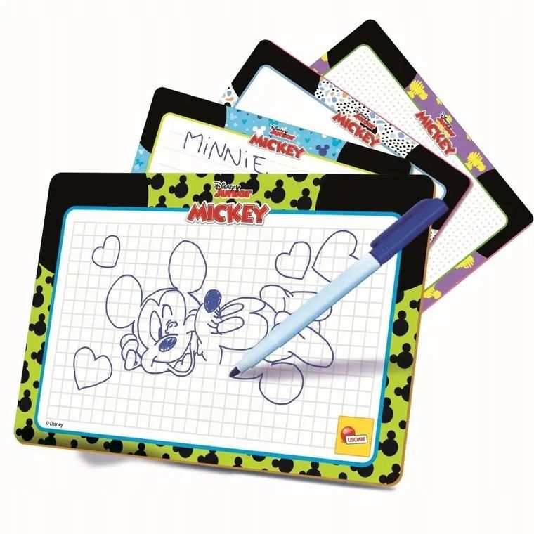 Lisciani, Myszka Miki, Kompaktowa Szkoła Rysowania, zestaw artystyczny