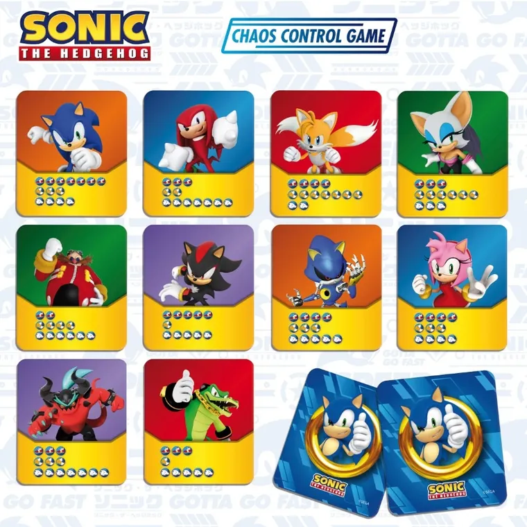 Lisciani, Sonic, Chaos Control Game, gra planszowa