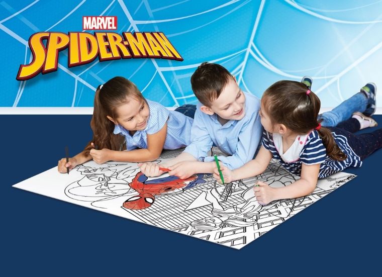 Lisciani, Spiderman, puzzle dwustronne, 60 elementów