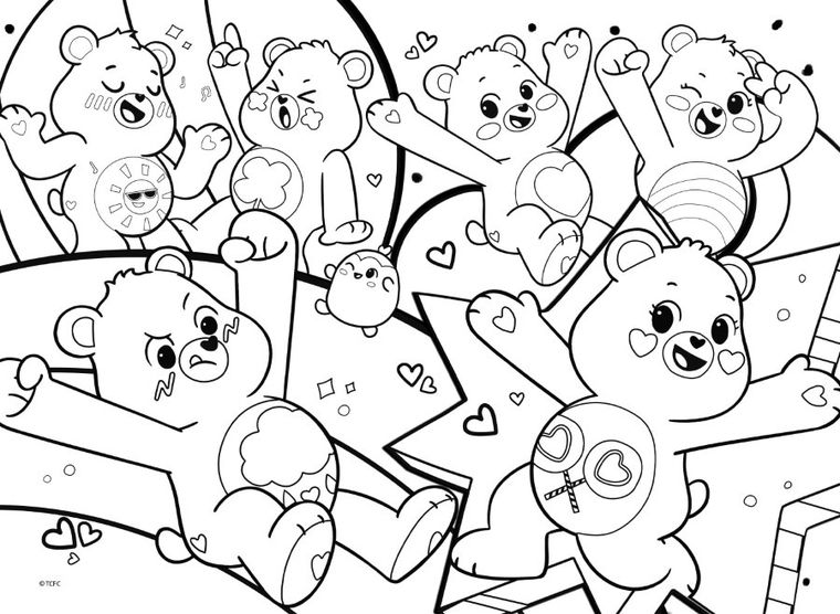 Lisciani, Troskliwe Misie, puzzle dwustronne, 48 elementów