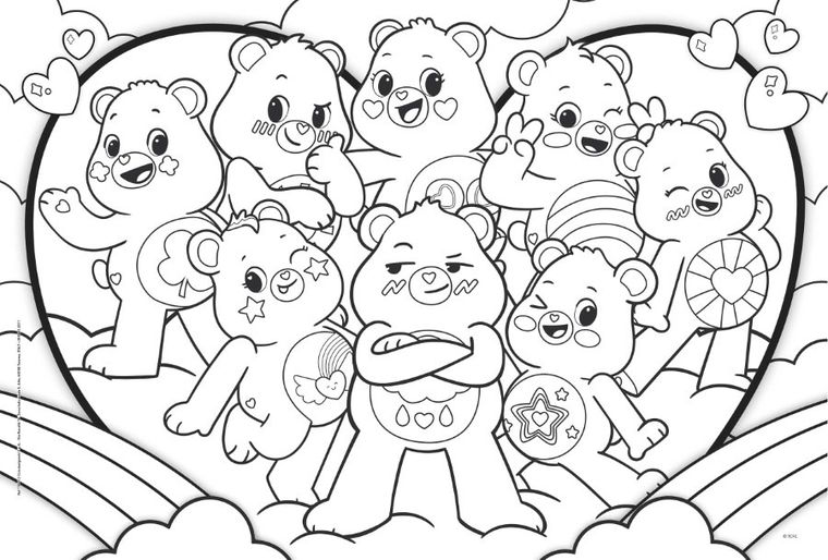 Lisciani, Troskliwe Misie, puzzle dwustronne, 60 elementów