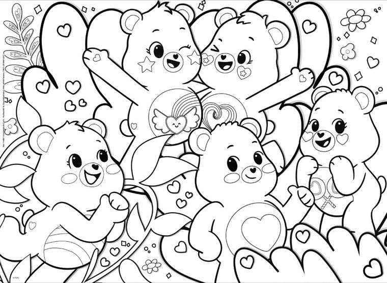 Lisciani, Troskliwe Misie, puzzle podłogowe maxi, dwustronne, 24 elementy