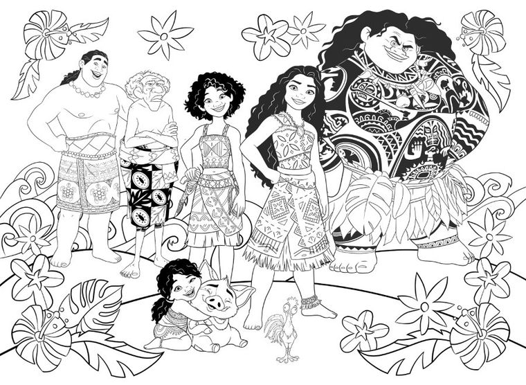 Lisciani, Vaiana 2, puzzle dwustronne, 48 elementów