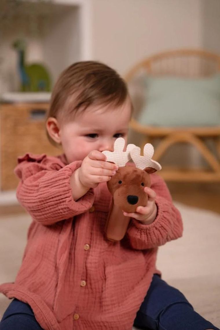 Little Big Friends, Las, zestaw prezentowy dla niemowlaka, zabawki sensoryczne