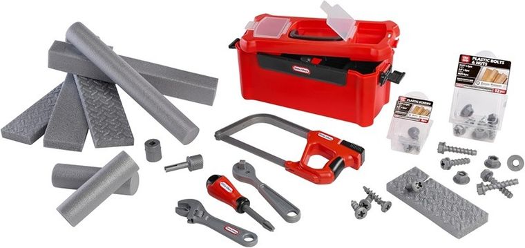 Little Tikes, Creative Construction, Tool Box Set, skrzynka z narzędziami