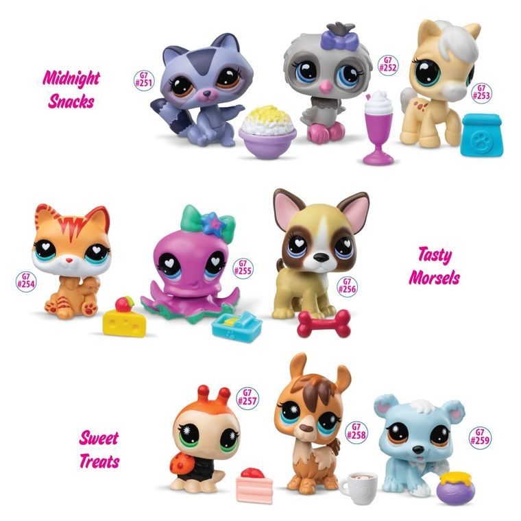 Littlest Pet Shop, Pet Trio, zestaw 3 figurek