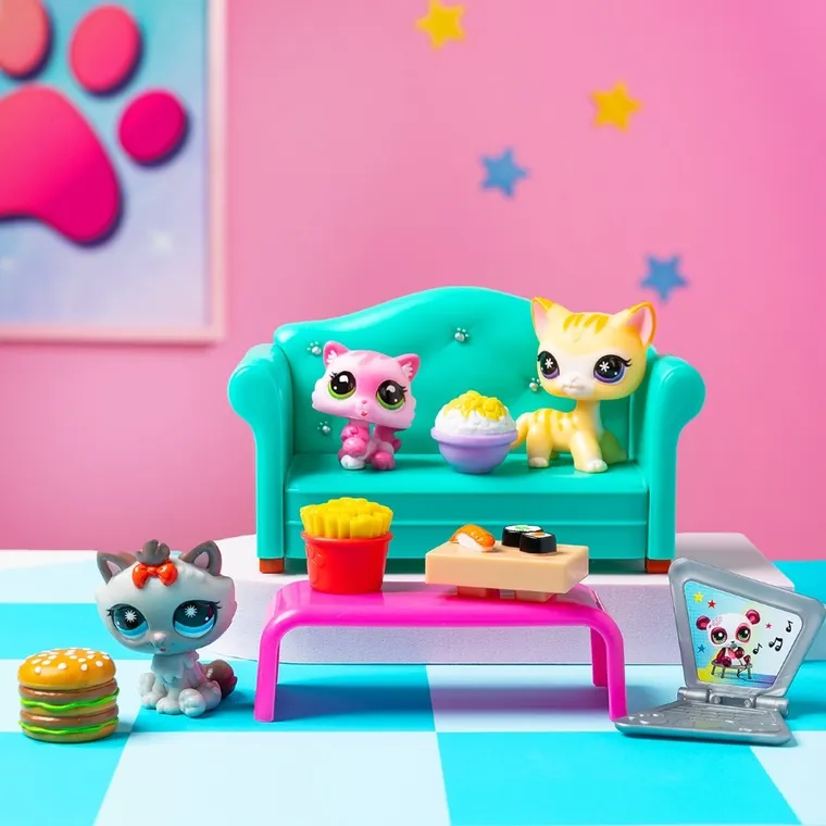 Littlest Pet Shop, Podwieczorek, zestaw 3 figurek