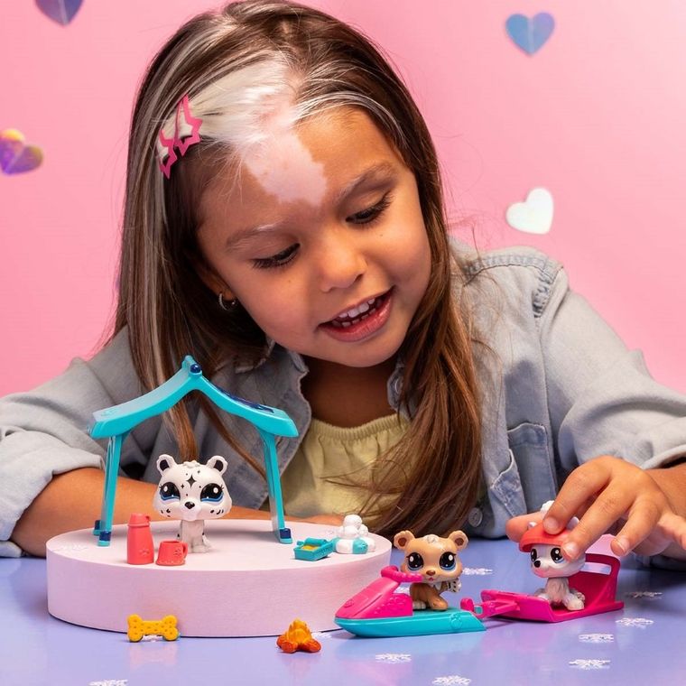 Littlest Pet Shop, Śnieżny Dzień, zestaw 3 figurek