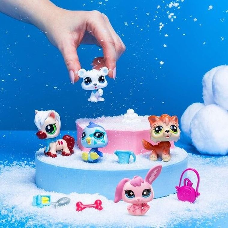 Littlest Pet Shop, Winter Besties, zestaw 5 figurek