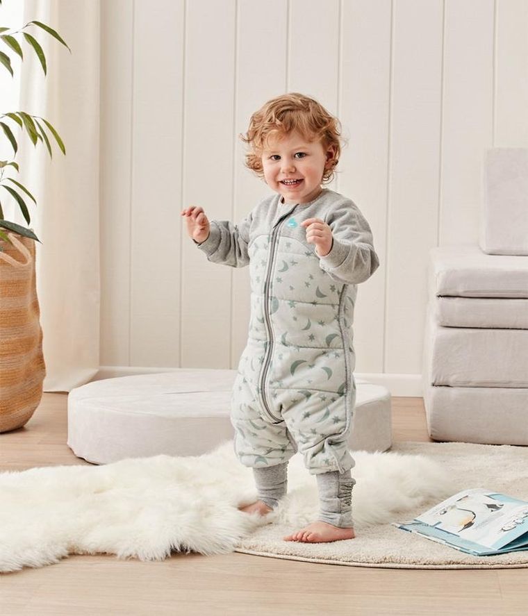 LLove to Dream, Organic&Merino, Etap 3, śpiworek z rękawkami i nogawkami, 2.5 TOG, 12-24 m, księżyc