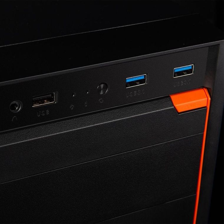 Logic, obudowa komputerowa, J23 USB 3.0 x 2, czarna