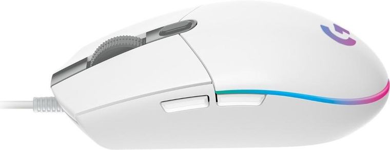 Logitech, G102 Lightsync Wh, mysz