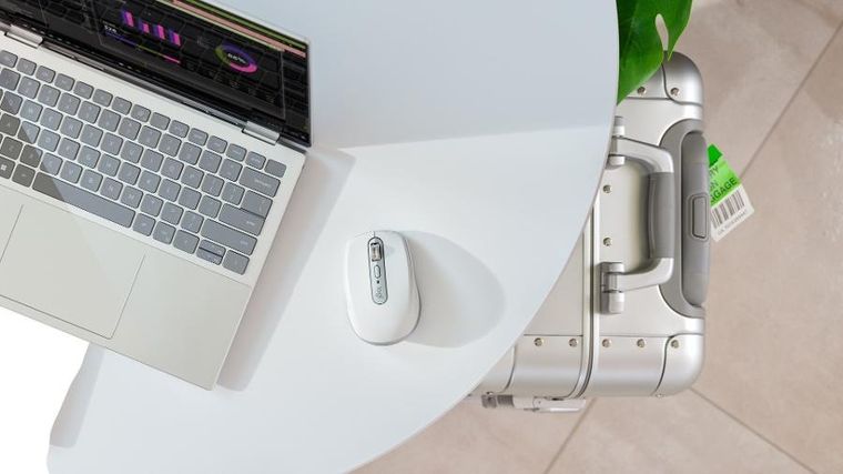 Logitech, MX Anywhere 3S Pale, mysz, grey