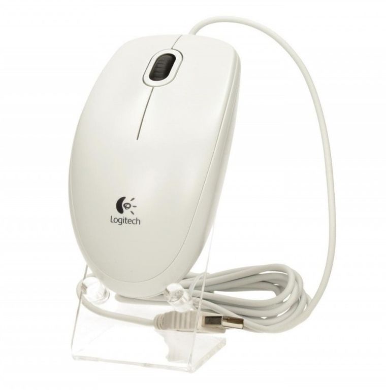 Logitech, mysz optyczna B100 OEM 910-003360 White
