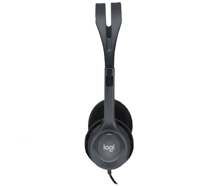 Logitech, słuchawki, H111 981-0005939, szary