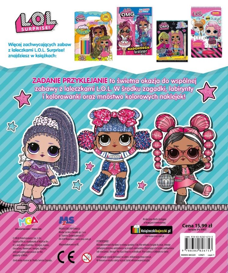 L.O.L. Surprise! Zadanie Przyklejanie. Część 1