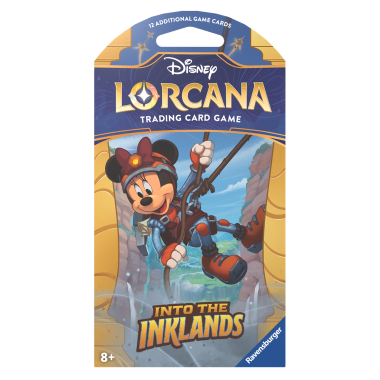 Lorcana, Disney, Into the Inklands, Booster Pack, gra karciana, booster, 1 szt.