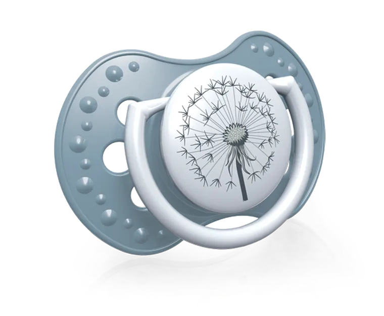 Lovi, Botanic Boy, smoczek silikonowy, dynamiczny, 0-3m, 2 szt.