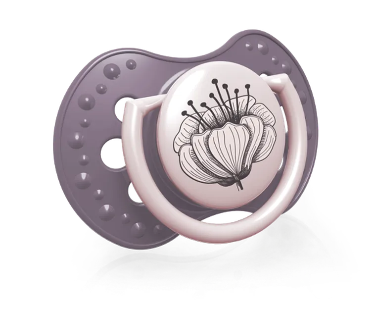 Lovi, Botanic Girl, smoczek silikonowy, dynamiczny, 6-18m, 2 szt.