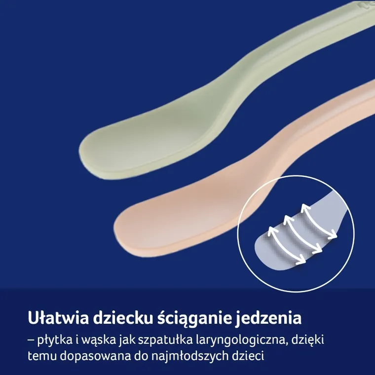 Lovi, łyżka do karmienia, Nude, 2 szt.