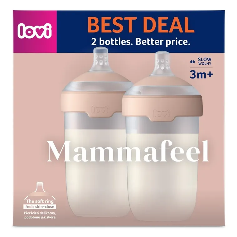 Lovi, Mammafeel, butelka, 250 ml, 2 szt.