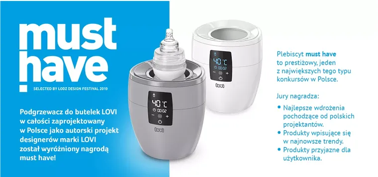 Lovi, Podgrzewacz do butelek, biały