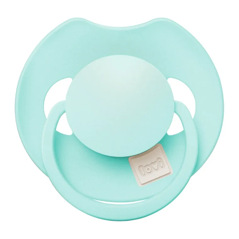 Lovi, Prime, smoczek silikonowy, dynamiczny, Aqua Green, 6-18 m, 3 szt.