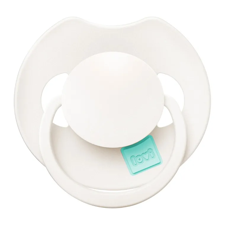 Lovi, Prime, smoczek silikonowy, dynamiczny, Logoon/Mint Cream, 0-6 m, 2 szt.