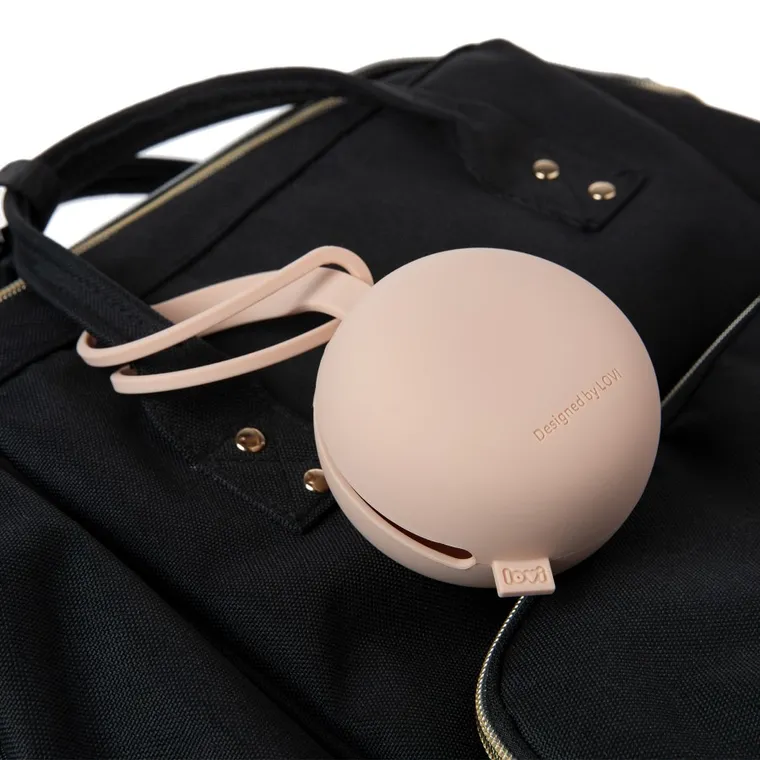 Lovi, silikonowe etui na smoczek, Nude