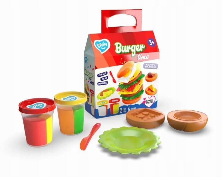 Lovin, Burger time, ciastolina do modelowania