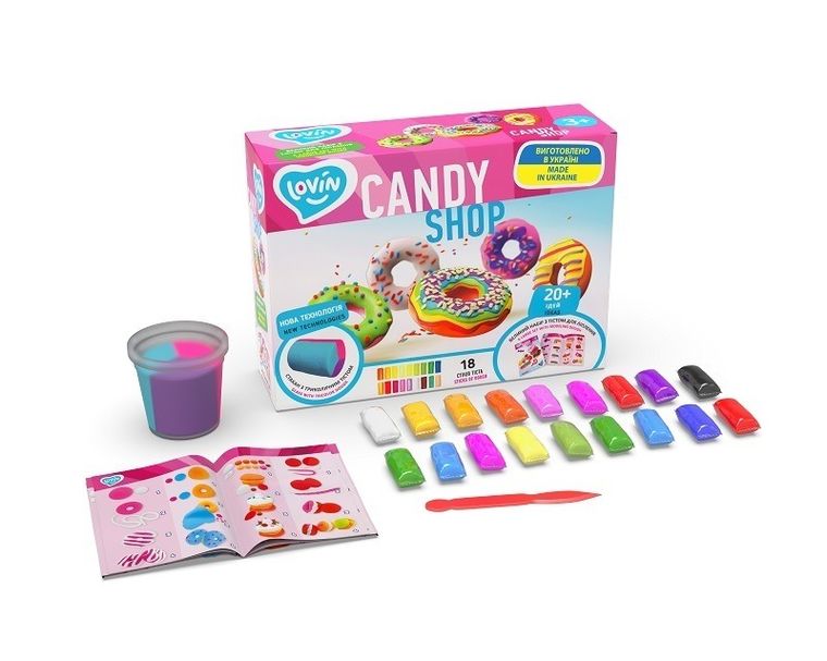 Lovin, Candy Shop, Donuty, ciastolina do modelowania