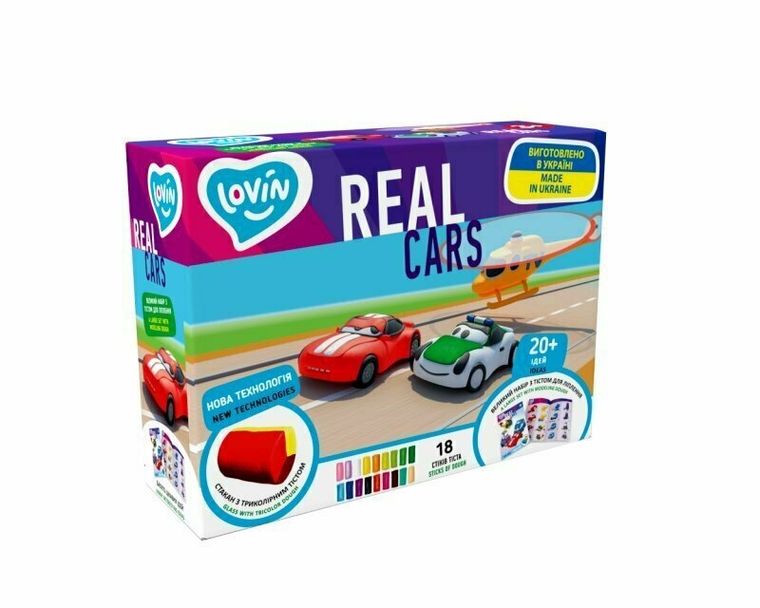 Lovin, Real Cars, Pojazdy, ciastolina do modelowania