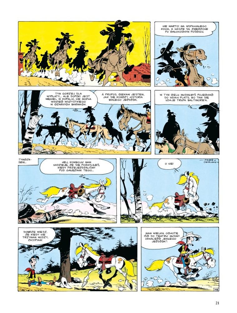 Lucky Luke. Biały jeździec