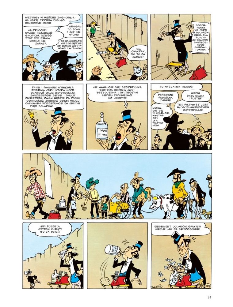 Lucky Luke. Tom 7. Eliksir doktora Doxeya