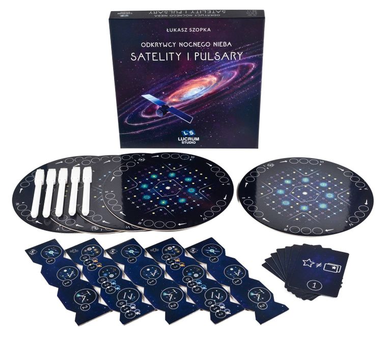 Lucrum Games, Odkrywcy nocnego nieba: Satelity i pulsary, dodatek do gry