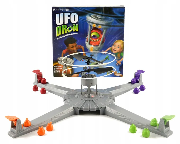 Lucrum Games, Ufodron, zręcznościowa gra familijna z latającym dronem
