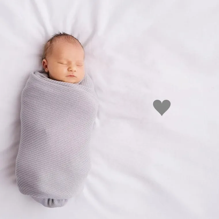 LullaLove, kocyk bambusowy, elastyczny, kokos, 90-90 cm