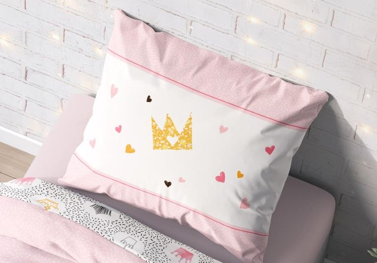 LuLuLand, Różowa Księżniczka, 2-częściowy komplet pościeli, 140-200 cm